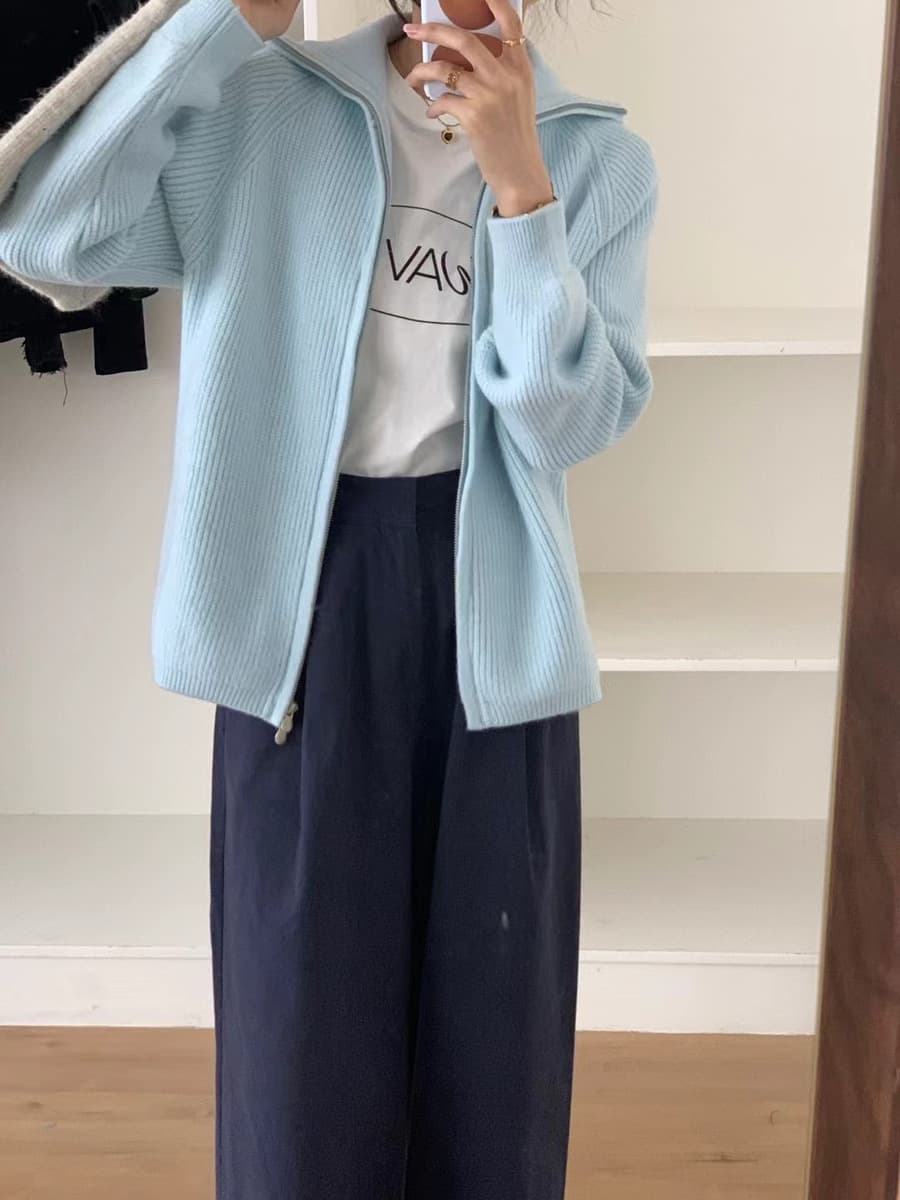 Женский свитер-куртка с высоким воротником и молнией, в корейском стиле, новый осенне-зимний стиль, классический, простой,...