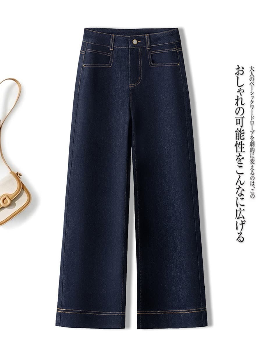 Джинсы прямого кроя для миниатюрных женщин, зимние, на флисовой подкладке, утолщенные, с высокой талией, стройнящие,...