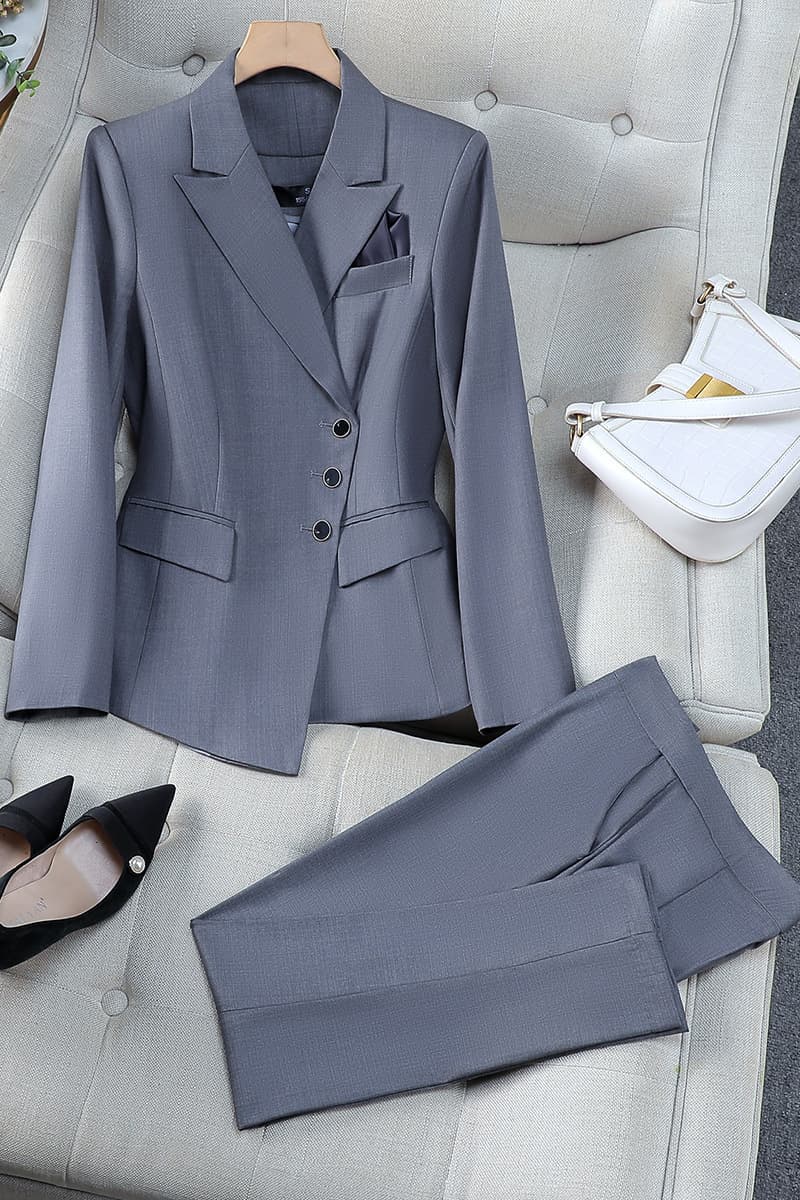 Премиум чувство двубортный красный костюм профессиональный костюм женский трансграничный новый темперамент богиня Fan модная...