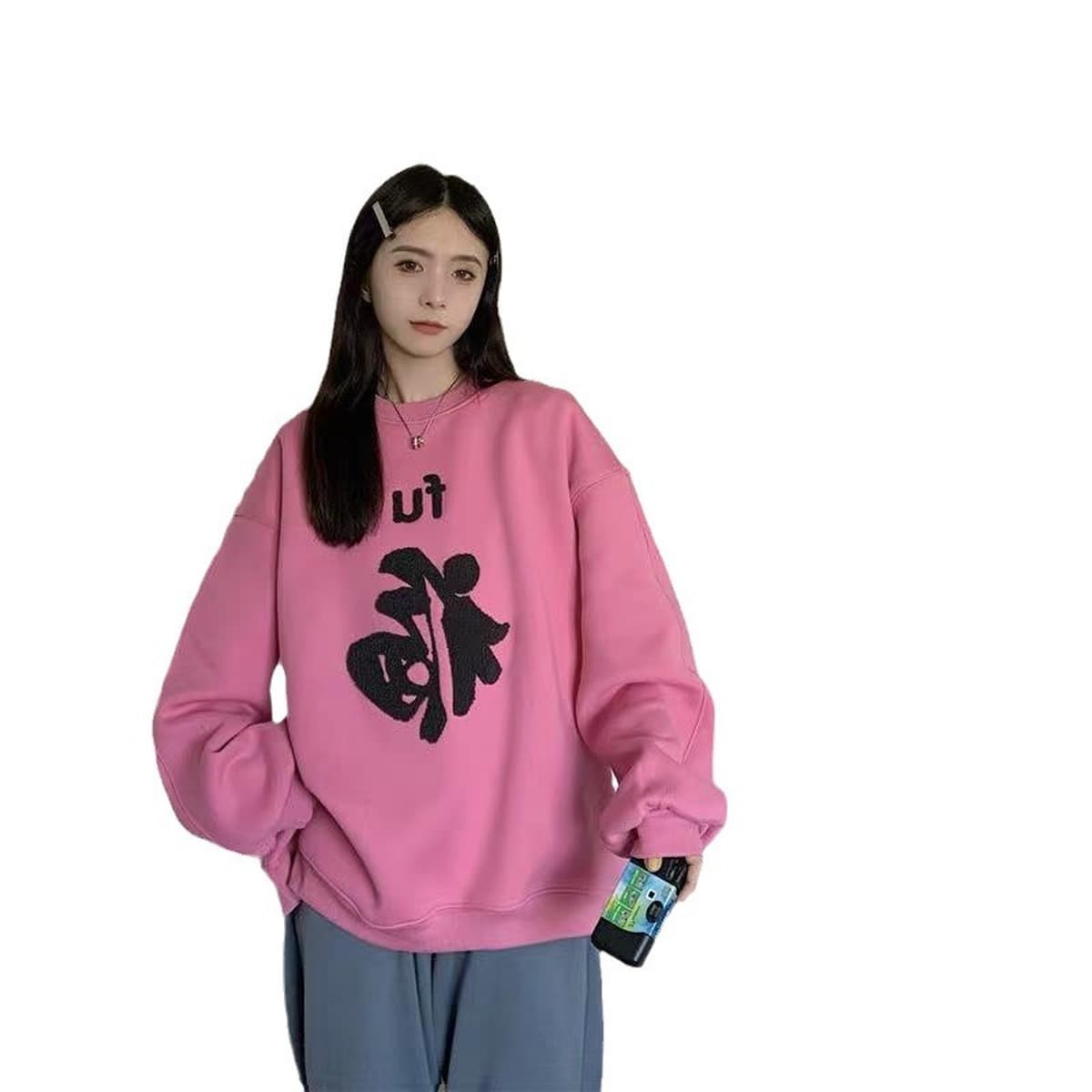 Большое количество в наличии # утолщенный свитер на флисовой подкладке, Женский вышитый китайский стиль, Национальная мода,...