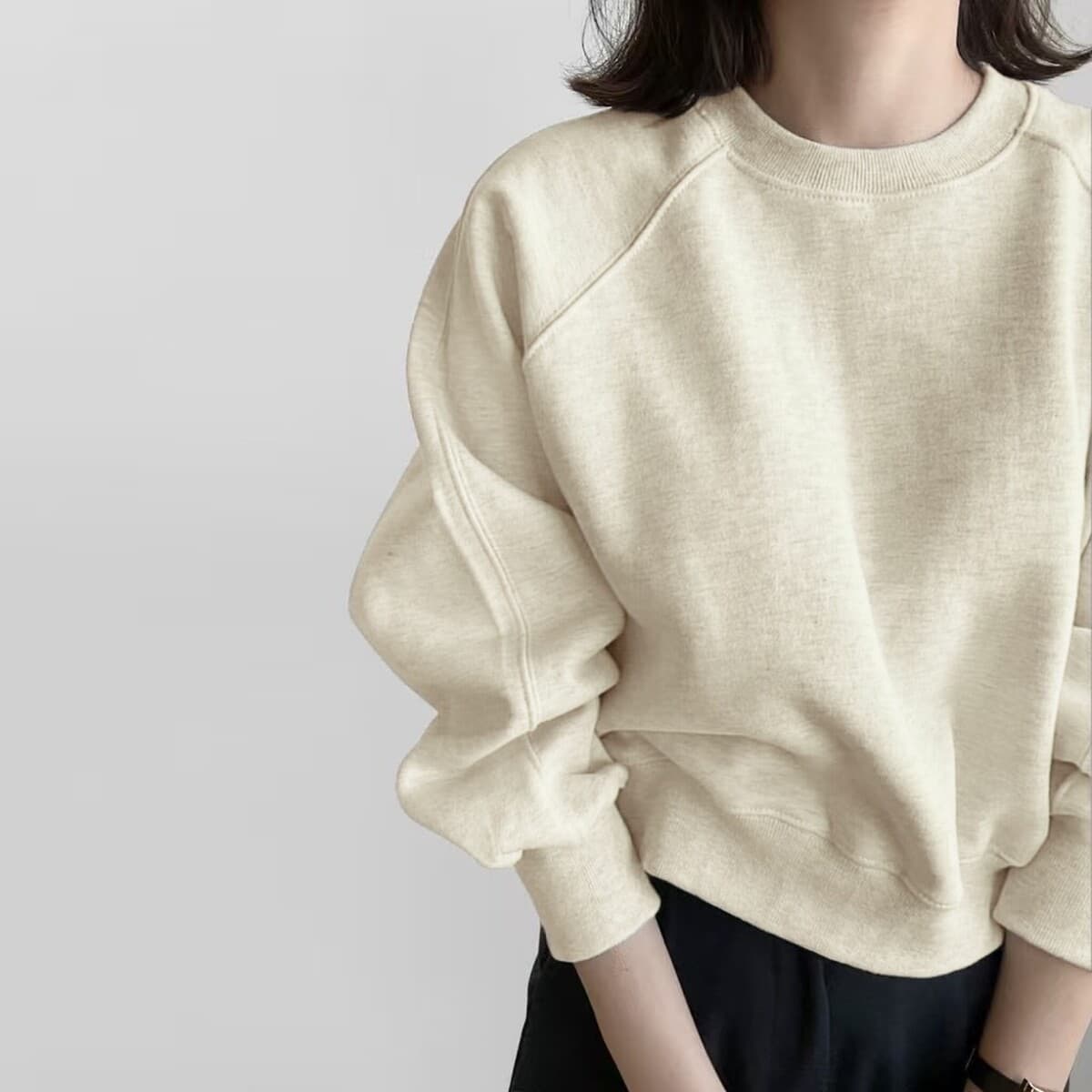 Женская толстовка, новинка 2025 года, модная модная стильная весенне-осенняя флисовая утолщенная короткая миниатюрная серая...