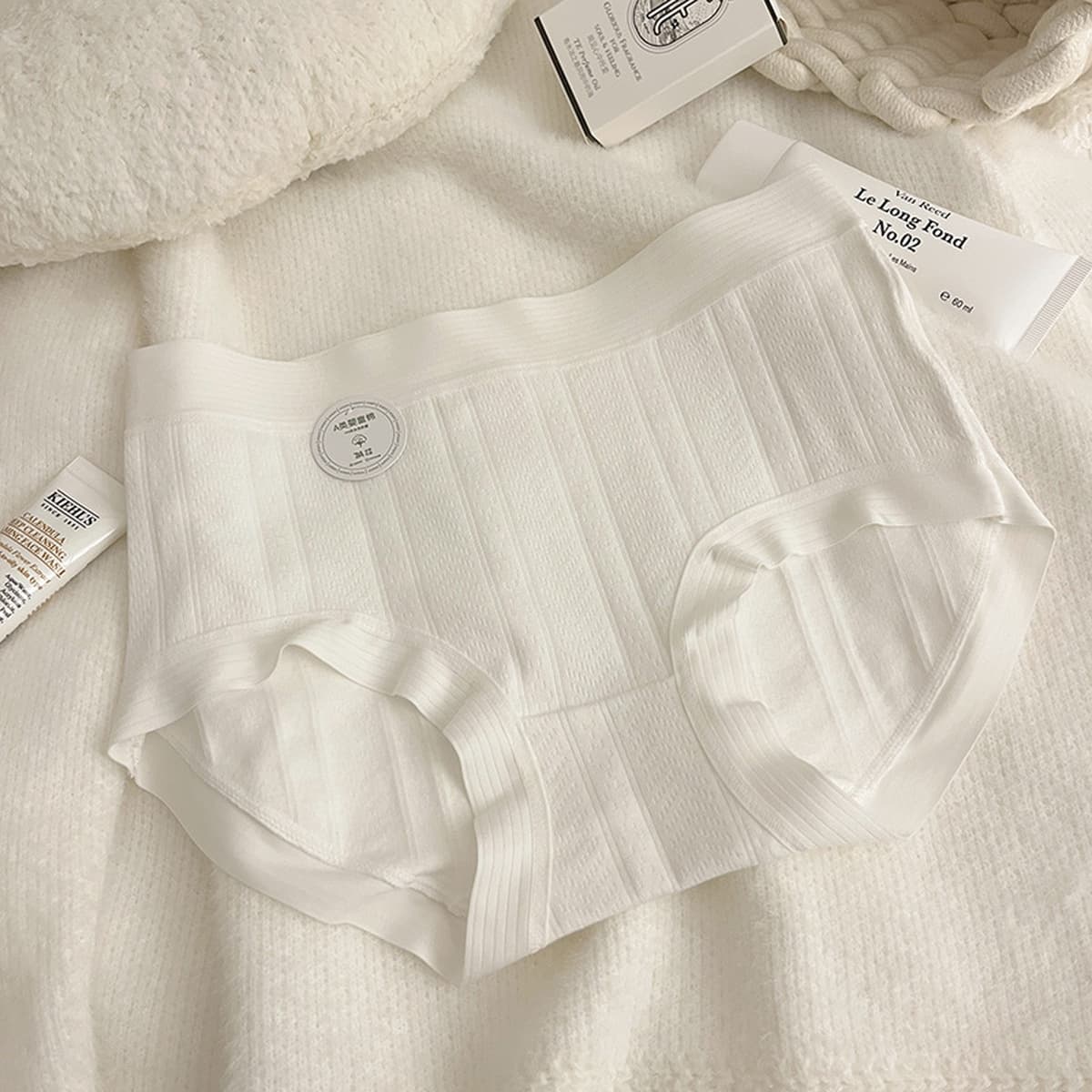 7A антибактериальное нижнее белье из хлопка для девочек, бесшовные хлопковые Женские Треугольные шорты со средней талией для...