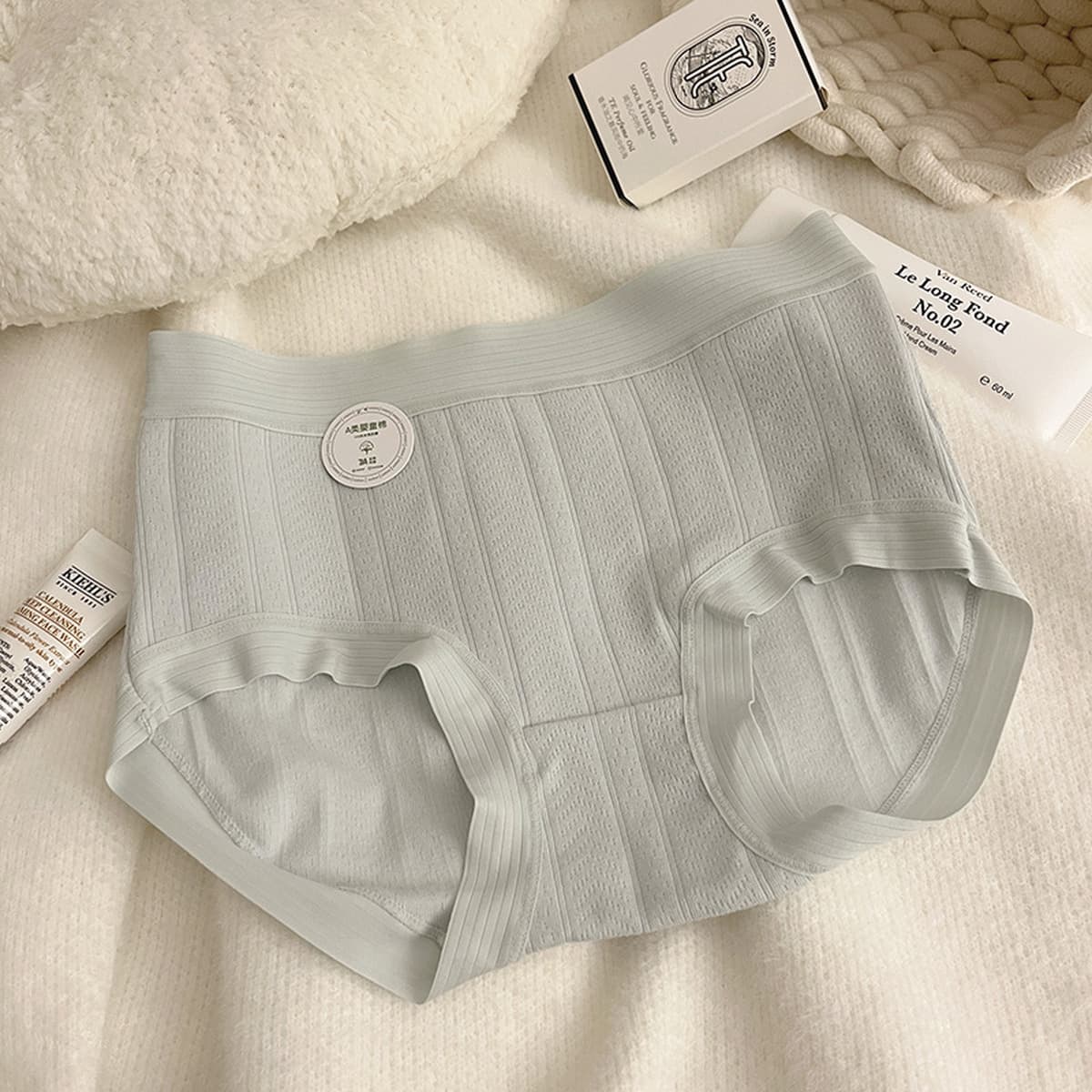 7A антибактериальное нижнее белье из хлопка для девочек, бесшовные хлопковые Женские Треугольные шорты со средней талией для...