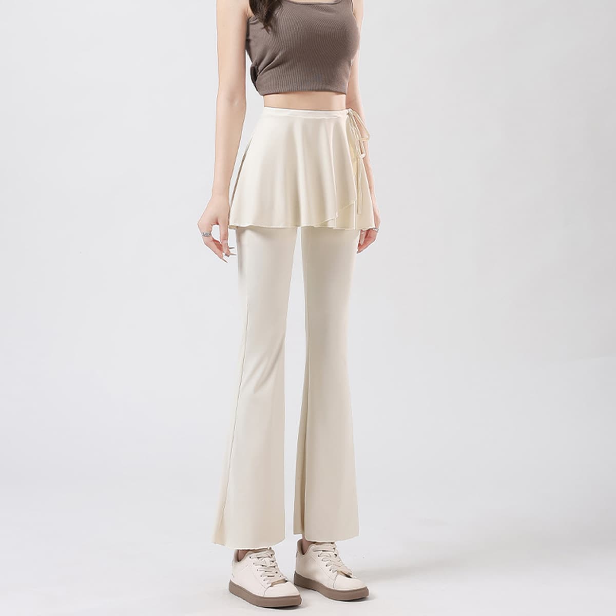 Женская юбка для йоги, предотвращающая смущение, новая юбка с защитой от воздействия, ультракороткая юбка для фитнеса, бега...