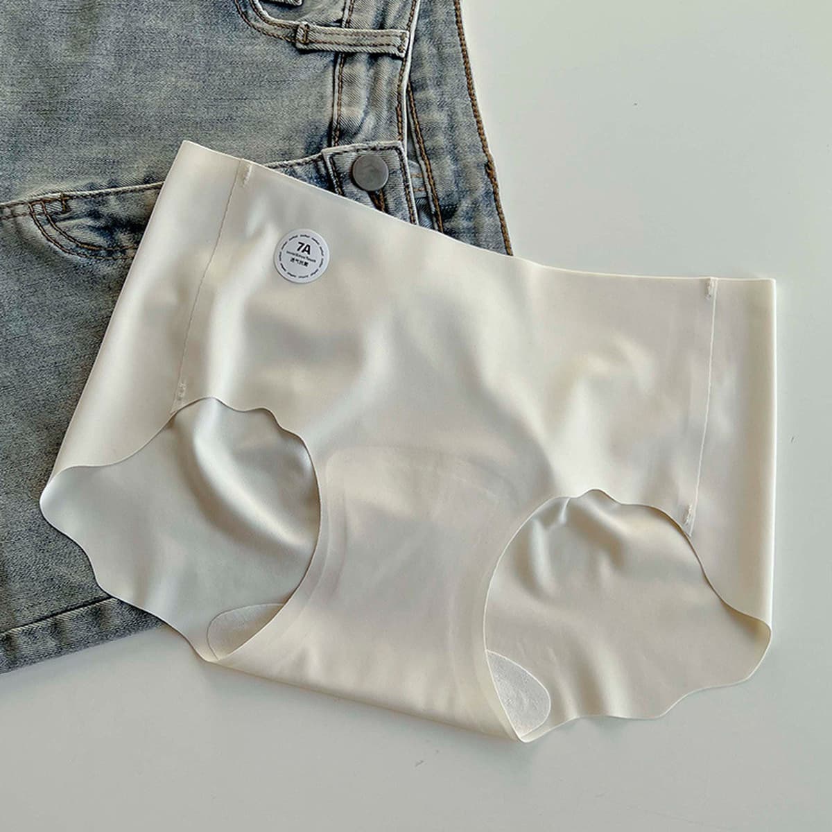 Волнистые штаны больших размеров действительно удобны ~ 7A Антибактериальные бесследные высокие пули йога bi готовые...