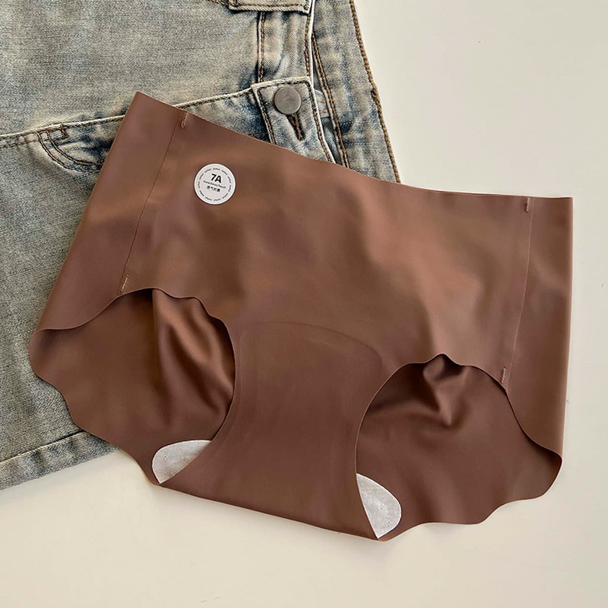 Волнистые штаны больших размеров действительно удобны ~ 7A Антибактериальные бесследные высокие пули йога bi готовые...