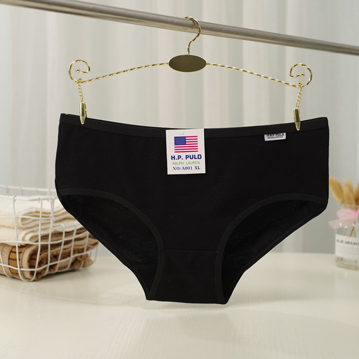 Фабрика нижнего белья Pengjiang District: женское белье a001 из чистого хлопка, черные, белые, серые трусы для девочек,...
