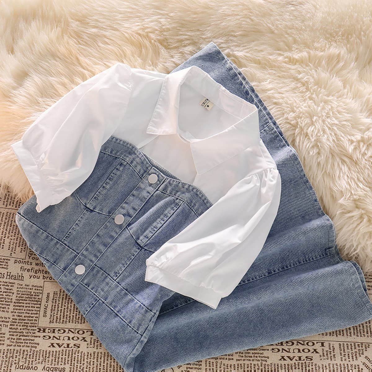 Летнее джинсовое платье больших размеров для женщин, облегающее талию и утягивающее, новое короткое платье трапециевидной...