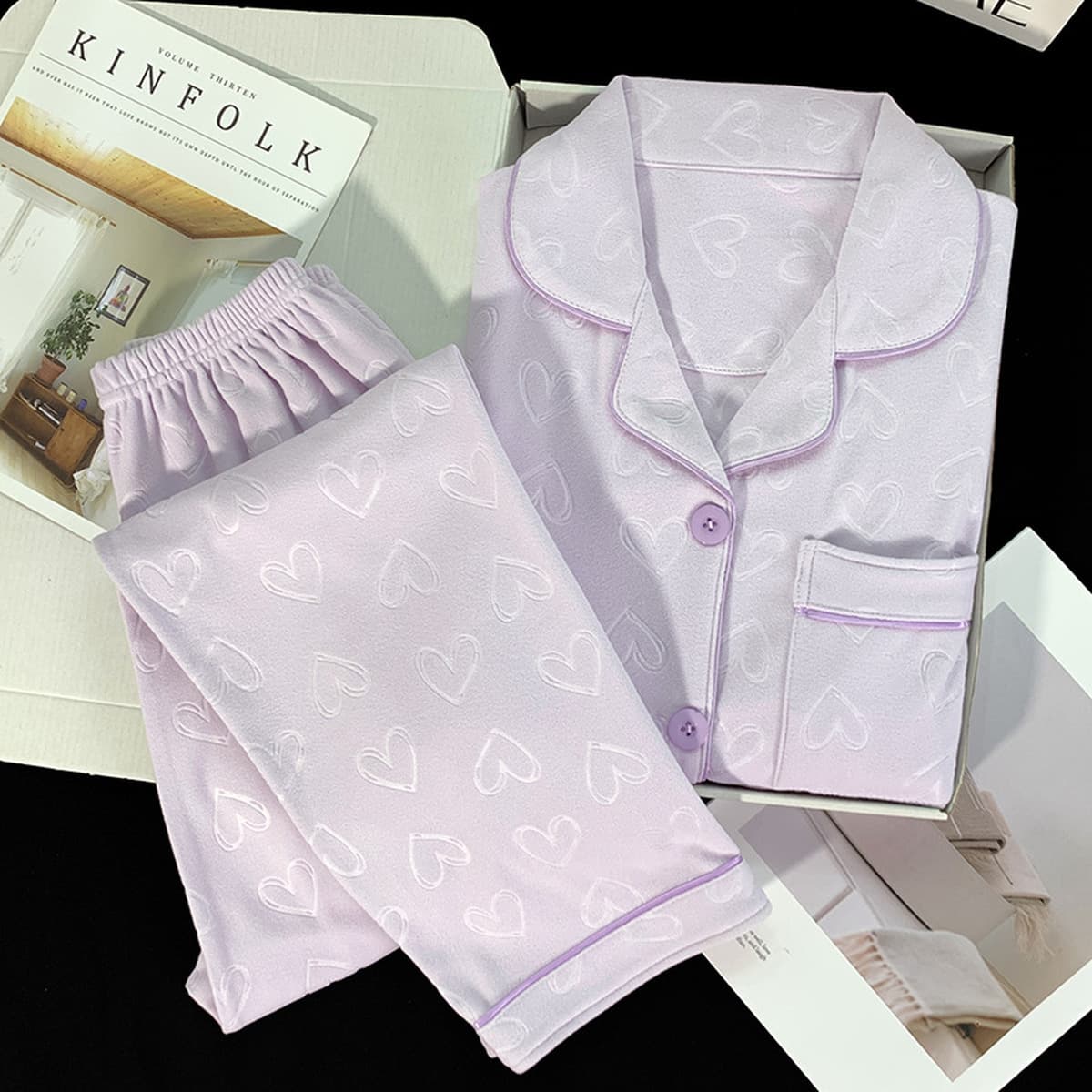 Немецкая пижама женский осенний и зимний новый кардиган с длинными рукавами