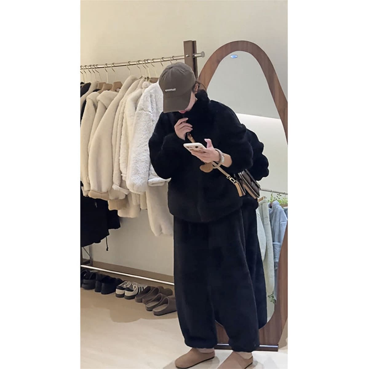 Осенняя и зимняя корейская теплая, пуховая и утолщая, теплая домашняя куртка носить свободную домашнюю одежду пижамы леди