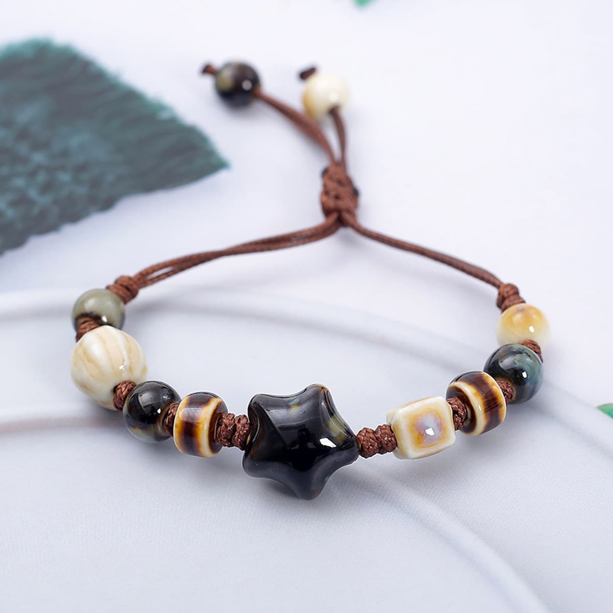 Новая пятиконечная звезда морская звезда плетет браслет для учениц