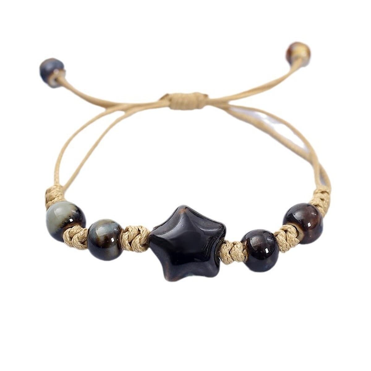 Новая пятиконечная звезда морская звезда плетет браслет для учениц