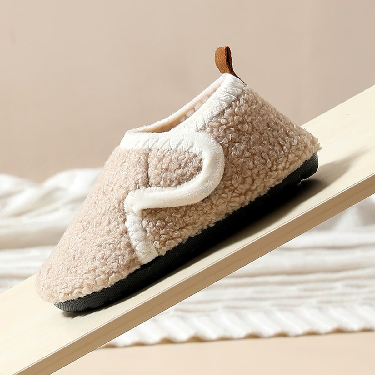 Детские носки-тапочки, нескользящие, утепленные, осенне-зимние, на флисовой подкладке, для детей и взрослых, для раннего...