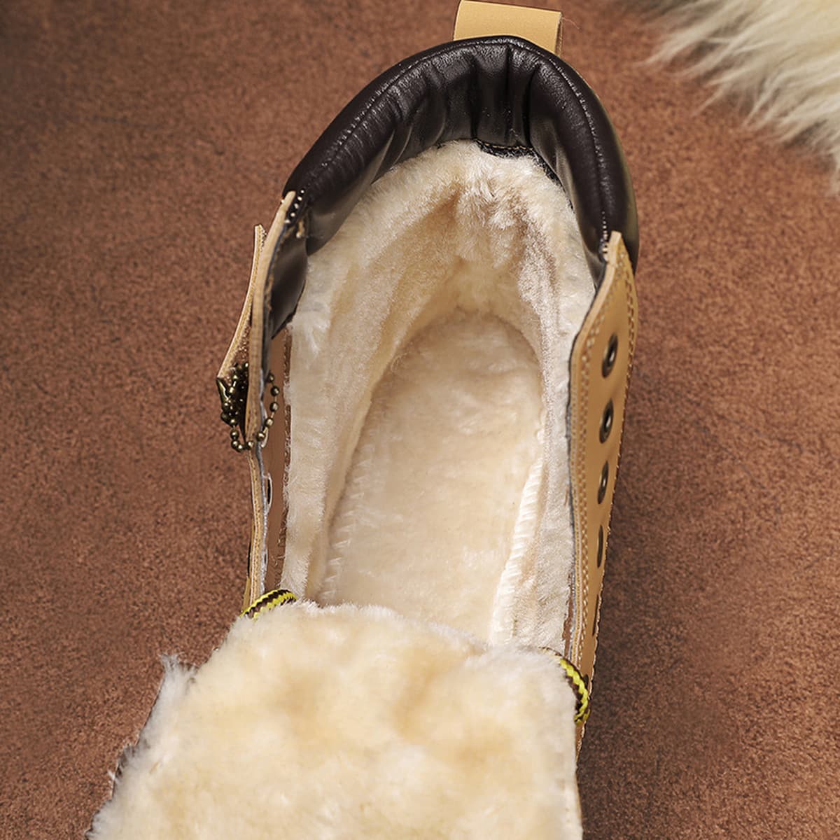 Мужские желтые ботинки на толстой подошве, ботинки в стиле Мартин, осень-зима 2025, высококачественные британские рабочие...