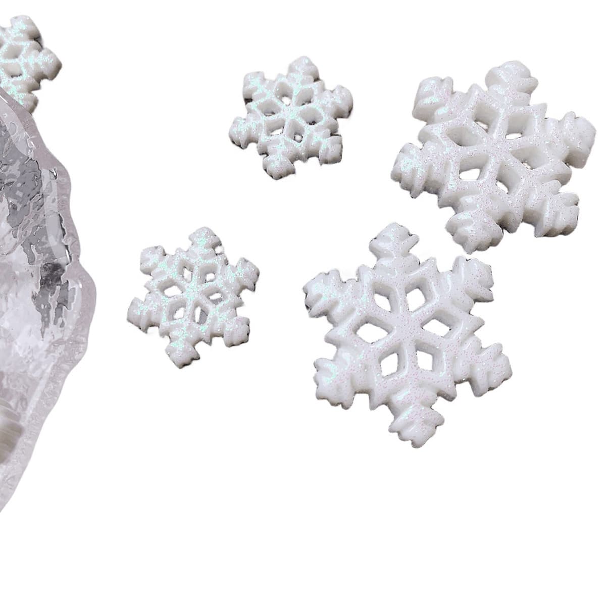 Весенний фестиваль Рождество Новый год Снежинка DIY материал ручной работы пряжка для обуви шляпа кремовый клей детские...