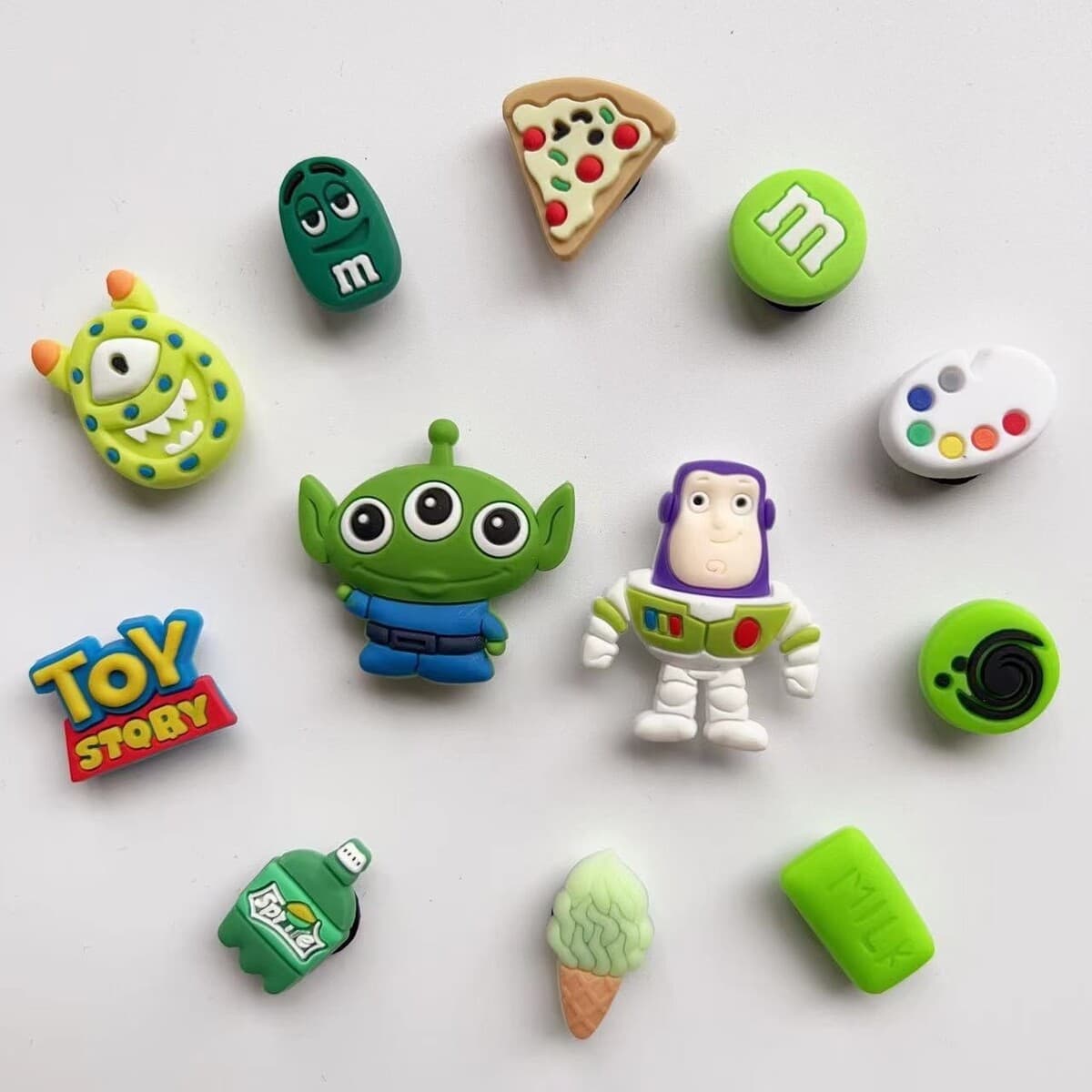 Пещерная обувь обувь цветочная обувь пряжка мультфильм мультфильм набор аксессуаров серии пещерная обувь декоративная пряжка...