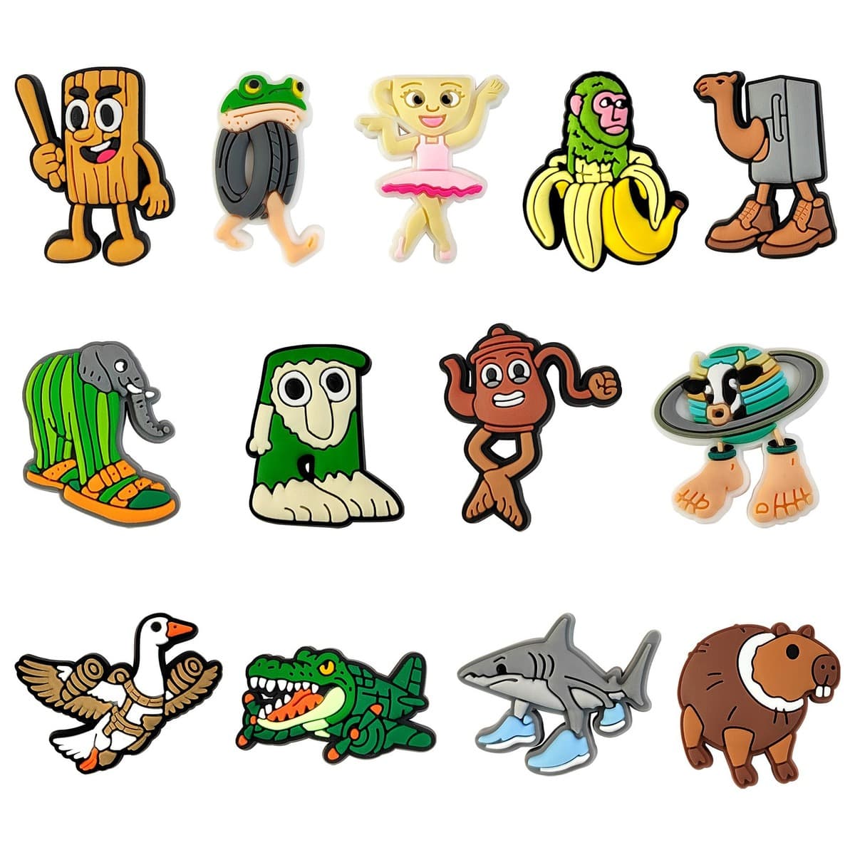 Пещерная обувь обувь цветочная обувь пряжка мультфильм мультфильм набор аксессуаров серии пещерная обувь декоративная пряжка...