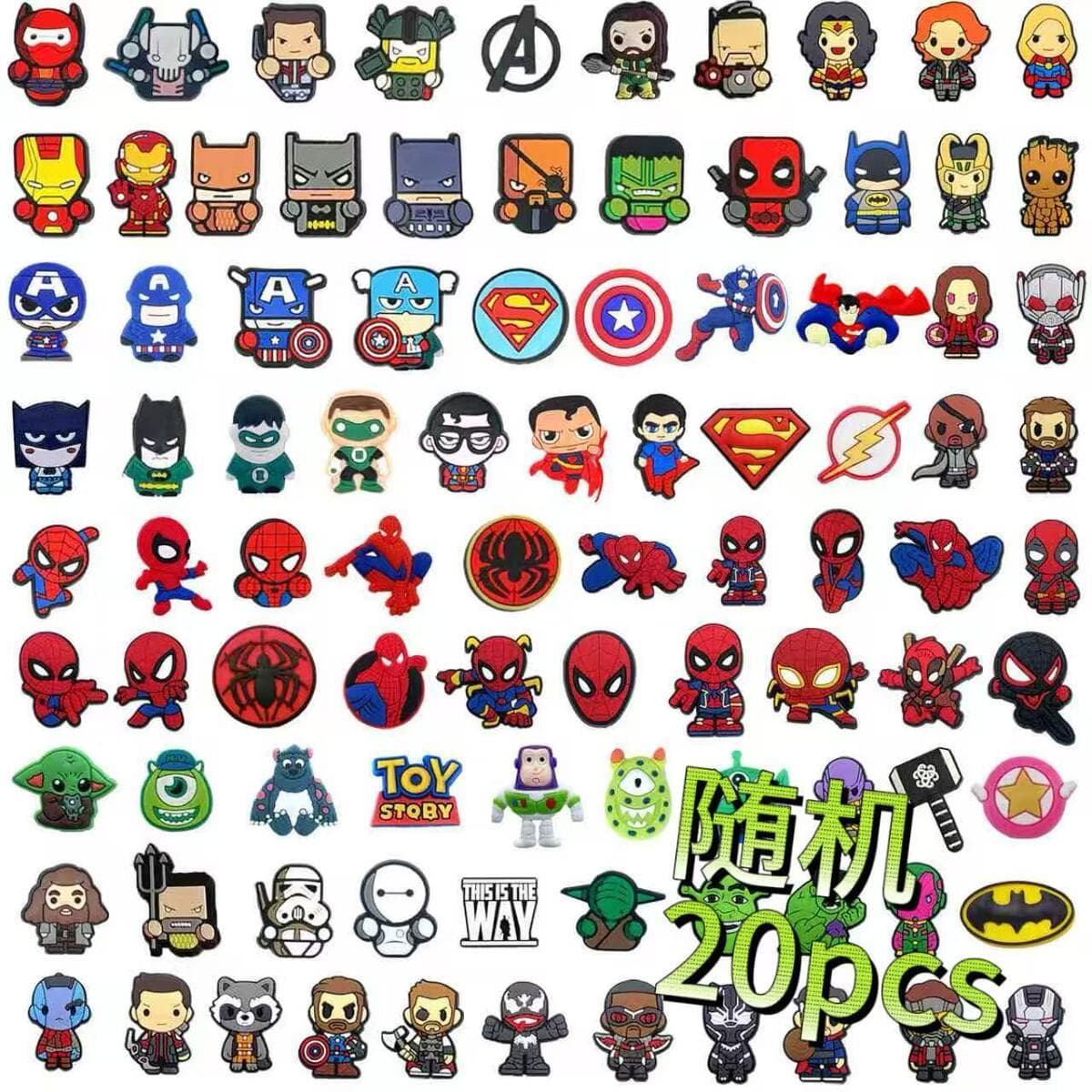 Пещерная обувь обувь цветочная обувь пряжка мультфильм мультфильм набор аксессуаров серии пещерная обувь декоративная пряжка...