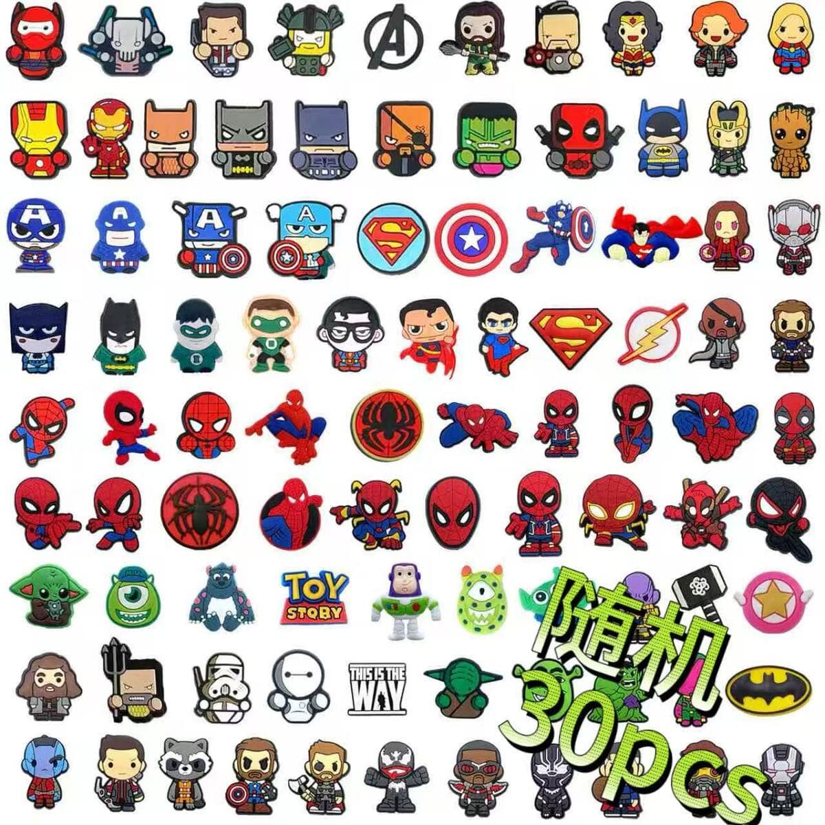 Пещерная обувь обувь цветочная обувь пряжка мультфильм мультфильм набор аксессуаров серии пещерная обувь декоративная пряжка...