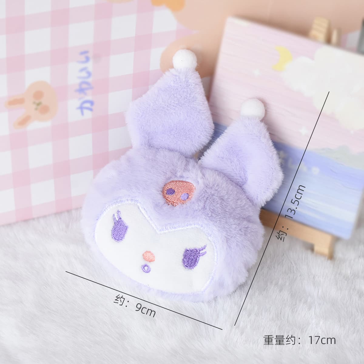 Мультяшная скрипучая плюшевая подвеска, кукла, головной убор, брошь, сумка, обувь, декоративные аксессуары, подвесные...