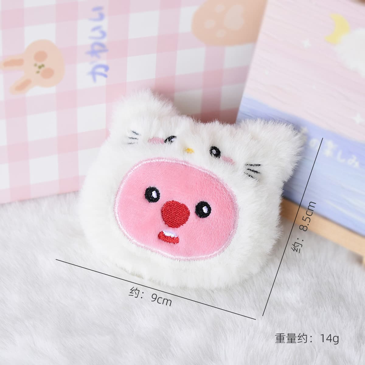 Мультяшная скрипучая плюшевая подвеска, кукла, головной убор, брошь, сумка, обувь, декоративные аксессуары, подвесные...