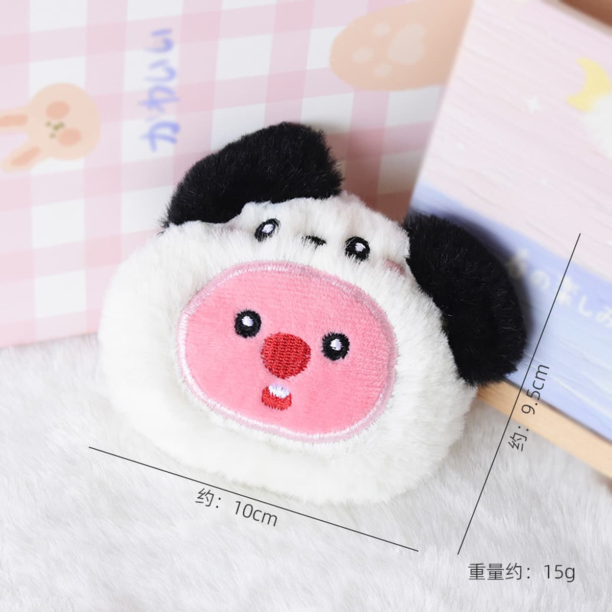 Мультяшная скрипучая плюшевая подвеска, кукла, головной убор, брошь, сумка, обувь, декоративные аксессуары, подвесные...