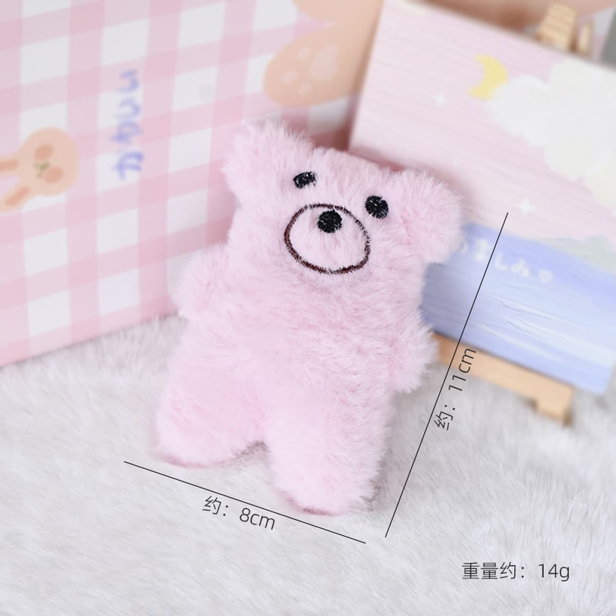 Мультяшная скрипучая плюшевая подвеска, кукла, головной убор, брошь, сумка, обувь, декоративные аксессуары, подвесные...