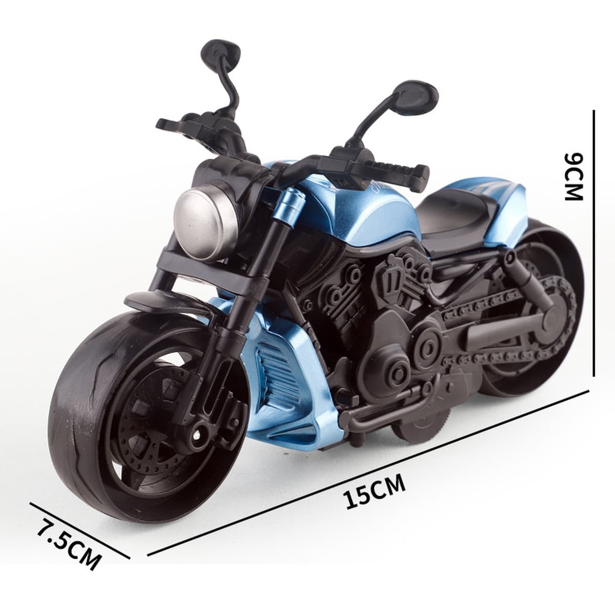 Детский инерционный мотоцикл для мальчиков, модель игрушечного автомобиля, декоративные украшения, бутик, кукла, машина,...