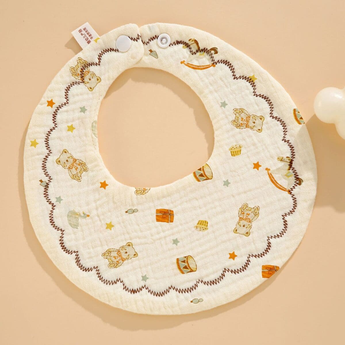 Хлопчатобумажный нагрудник типа Baby Симпатичное полотенце для рта для мужчин и женщин новорожденный ребенок впитывает воду,...