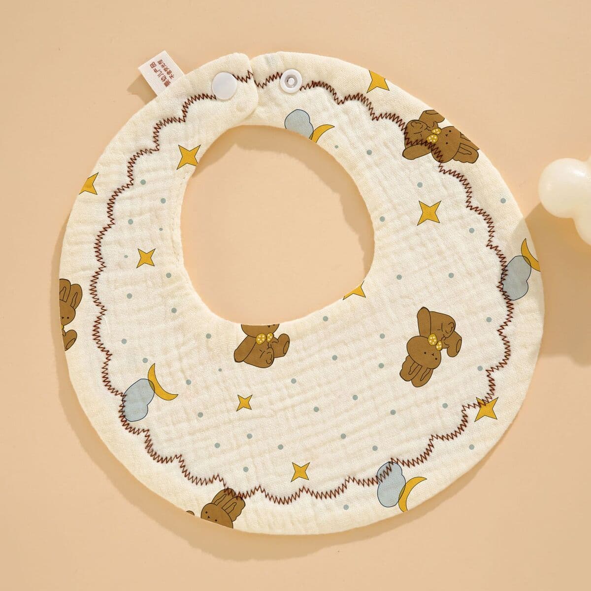 Хлопчатобумажный нагрудник типа Baby Симпатичное полотенце для рта для мужчин и женщин новорожденный ребенок впитывает воду,...