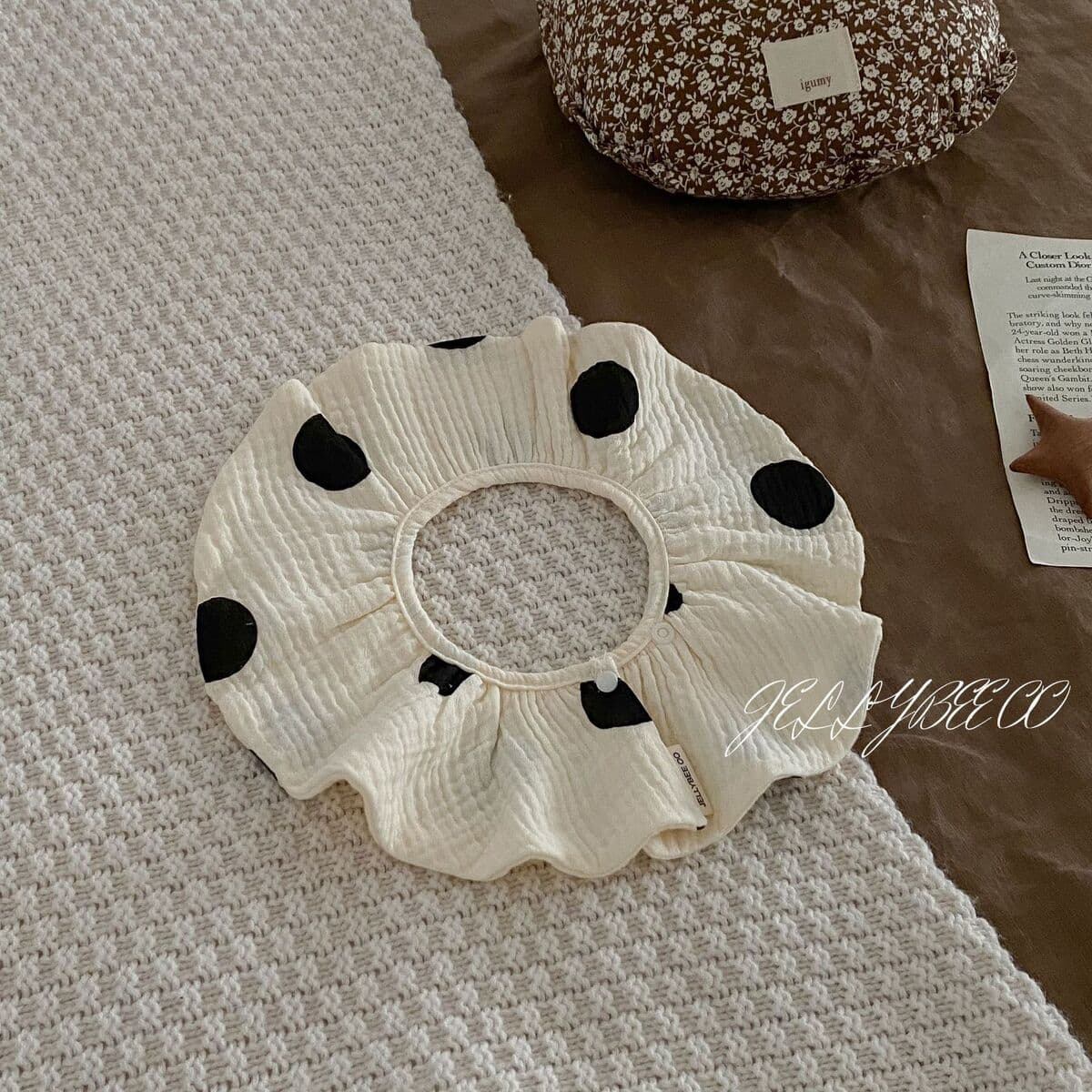 360-градусное детское полотенце для рта в скандинавском стиле 4 слоя чистой хлопчатобумажной пряжи для предотвращения рвоты...