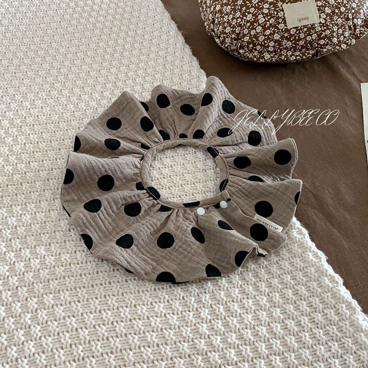 360-градусное детское полотенце для рта в скандинавском стиле 4 слоя чистой хлопчатобумажной пряжи для предотвращения рвоты...