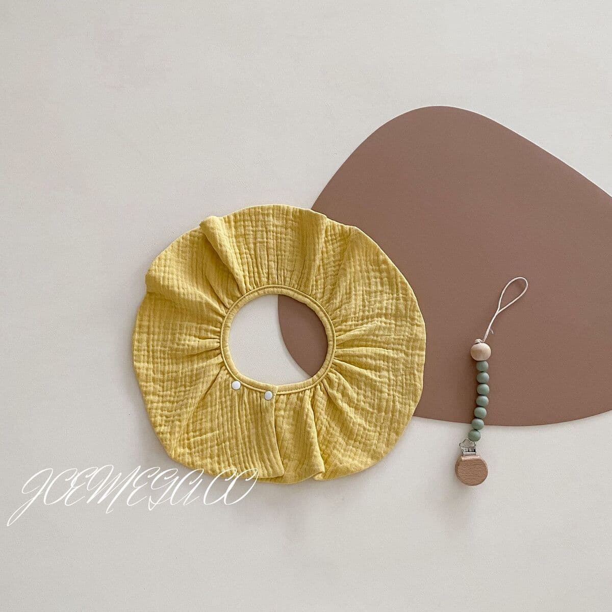 360-градусное детское полотенце для рта в скандинавском стиле 4 слоя чистой хлопчатобумажной пряжи для предотвращения рвоты...