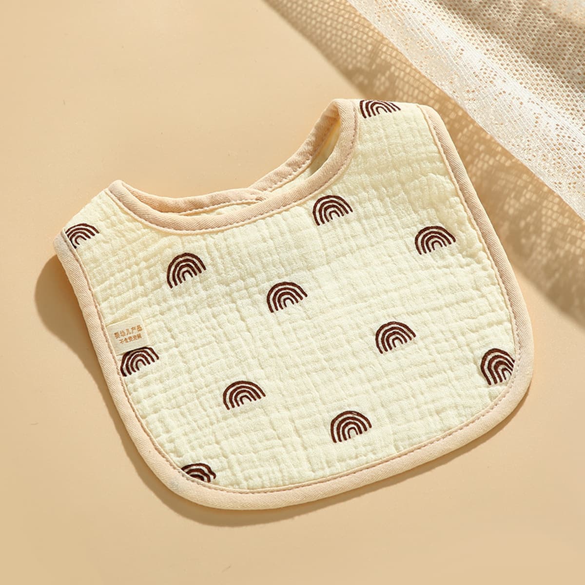 Детские нагрудники класса А, шестислойные круглые детские нагрудники с героями мультфильмов для новорожденных из чистого...