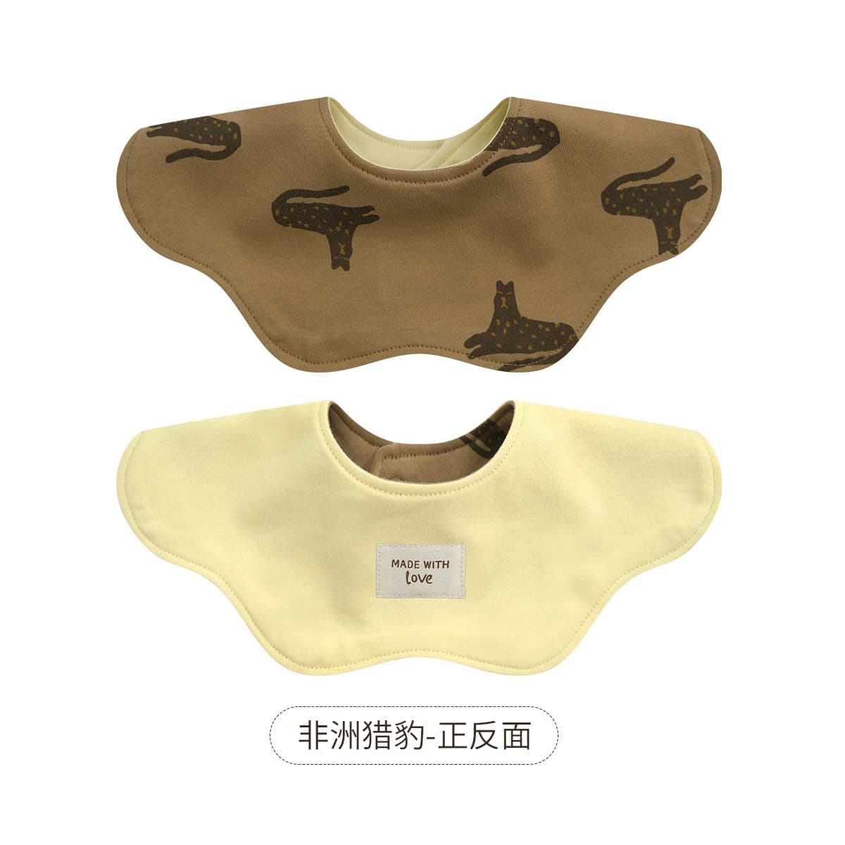 Minizone детское полотенце для слюны из чистого хлопка типа А, нагрудник для новорожденных, мужской и женский нагрудник,...