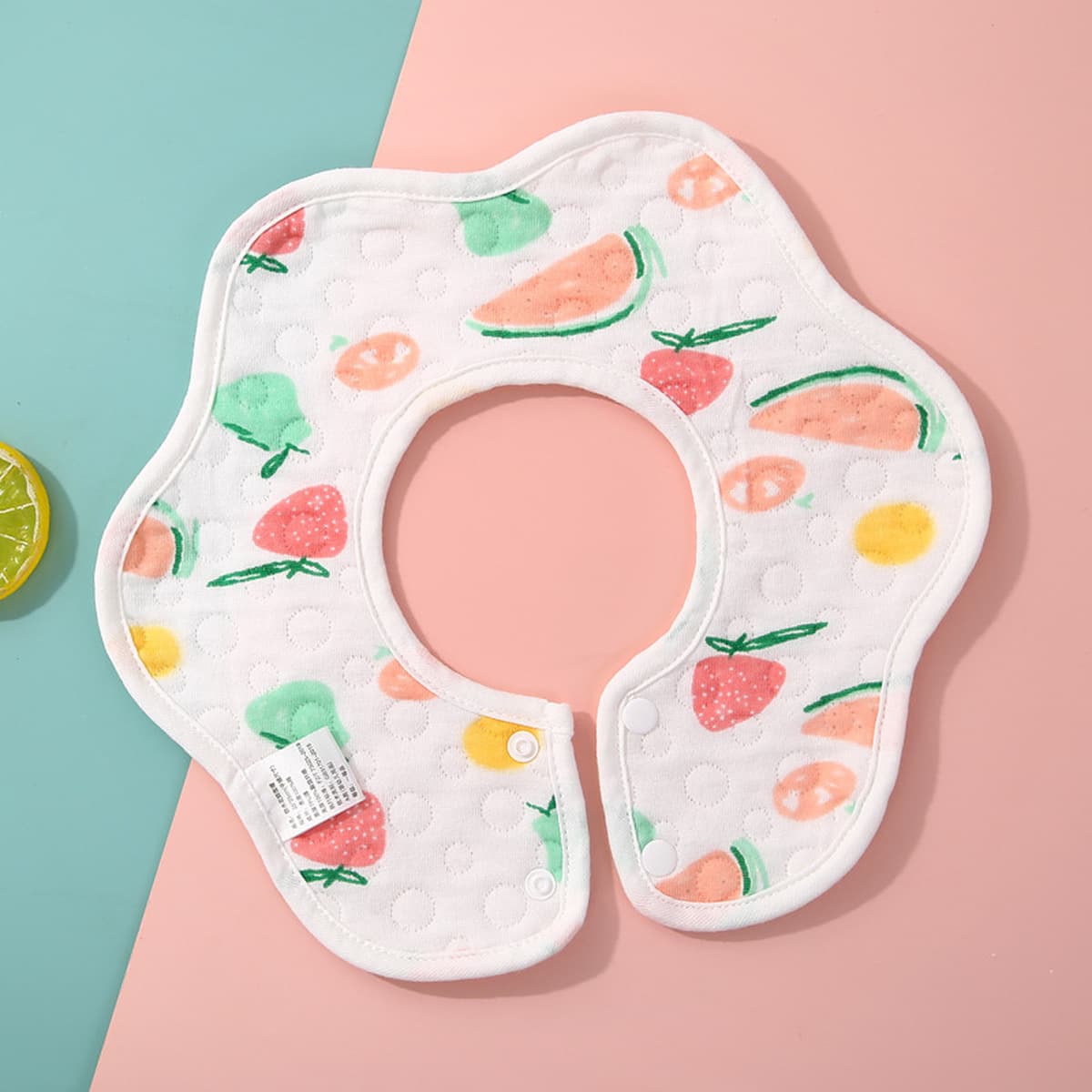 Детское полотенце для слюны, вращающийся на 360 градусов водонепроницаемый нагрудник для новорожденных, нагрудник из чистого...