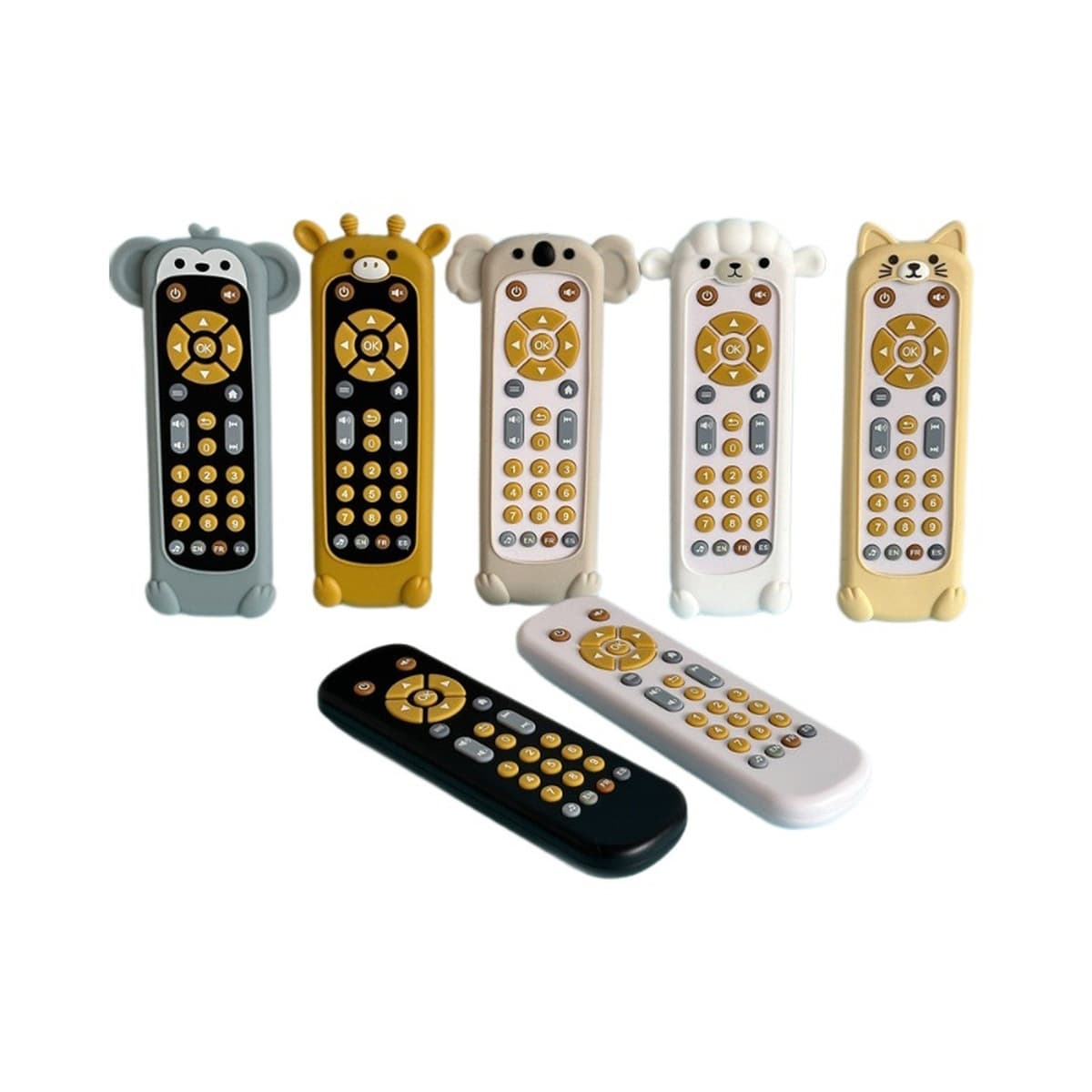 Трансграничный детский телевизор моделирование пульт дистанционного управления детский телевизор животное силиконовый пульт...