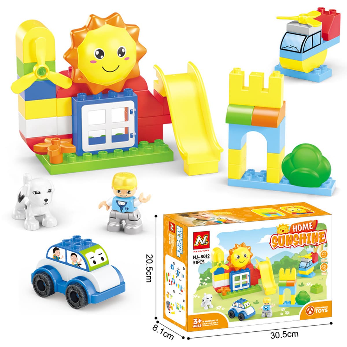 Детские строительные блоки с крупными частицами, совместимые с Lego Baby в сборе, большие От 3 до 6 лет Развивающие Игрушки...