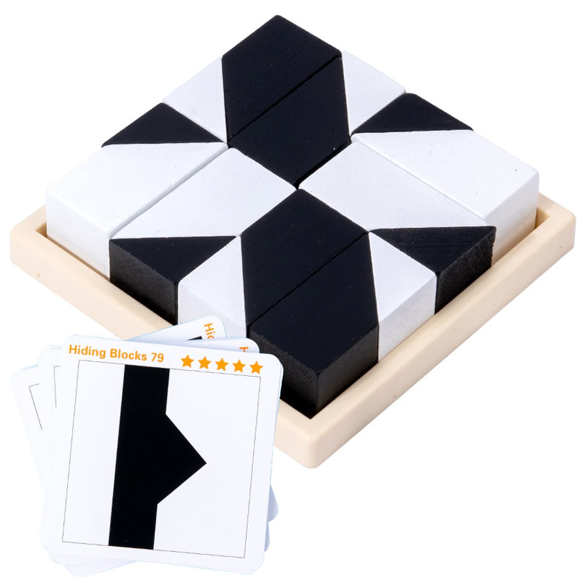 Скрытые строительные блоки, развивающие игрушки-головоломки для развития пространственного мышления и воображения детей,...