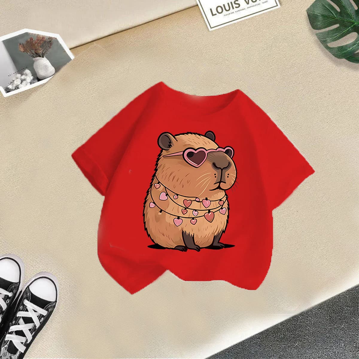 Новые летние футболки с коротким рукавом и мультяшным принтом для мальчиков и девочек 2026 года, повседневные топы для...