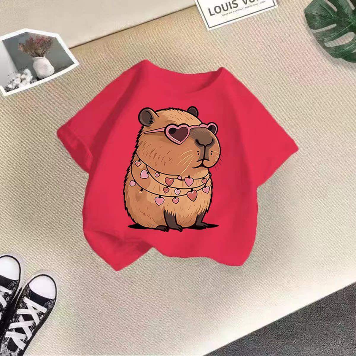 Новые летние футболки с коротким рукавом и мультяшным принтом для мальчиков и девочек 2026 года, повседневные топы для...