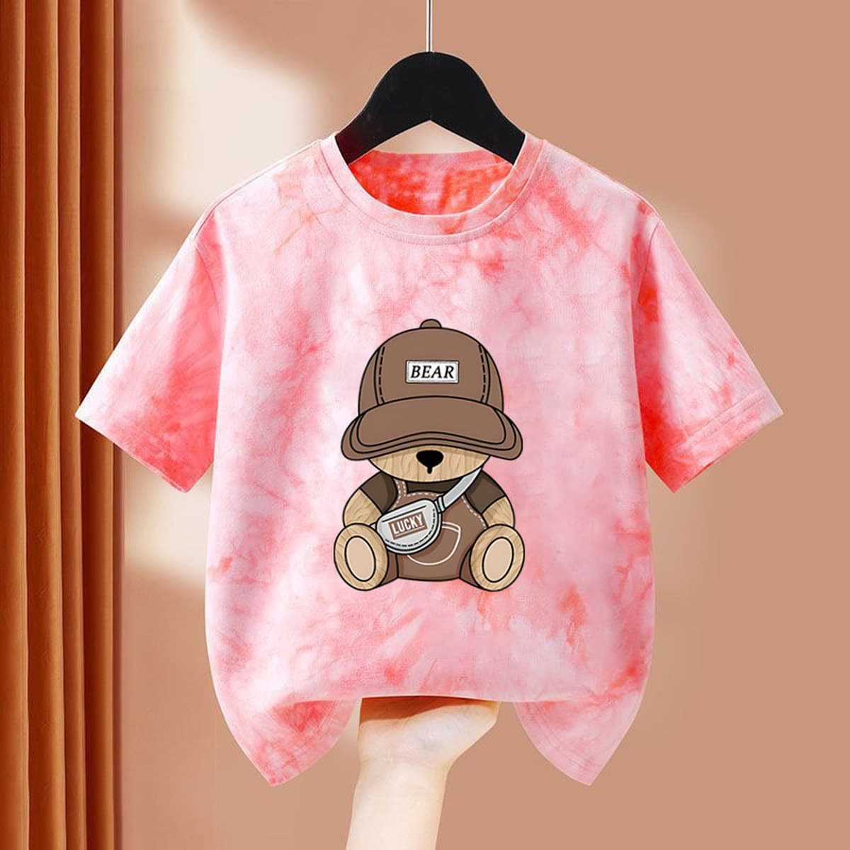 Футболка с короткими рукавами для мальчиков, лето 2025, новый стиль, детские топы с половиной рукавов, летние свободные...