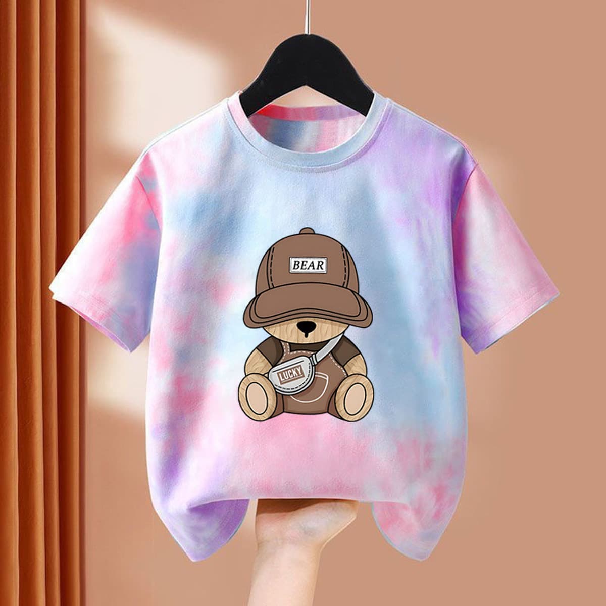 Футболка с короткими рукавами для мальчиков, лето 2025, новый стиль, детские топы с половиной рукавов, летние свободные...