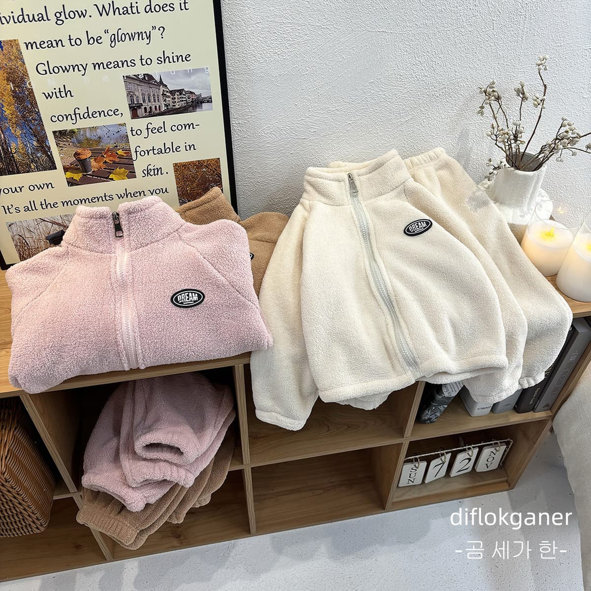 Новый детский двухсторонний бархатный набор осенний и зимний ребенок теплый свитер из двух частей мужской и женский детский...