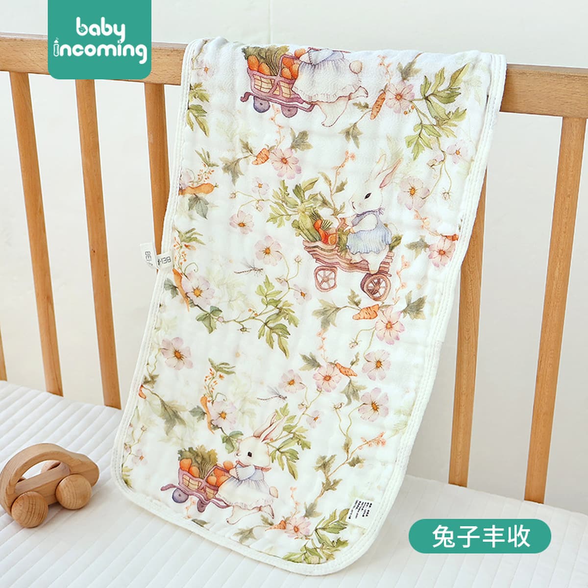 Детское квадратное полотенце 6 слоев хлопчатобумажное мультяшное мягкое впитывание воды, детское полотенце для ванной,...