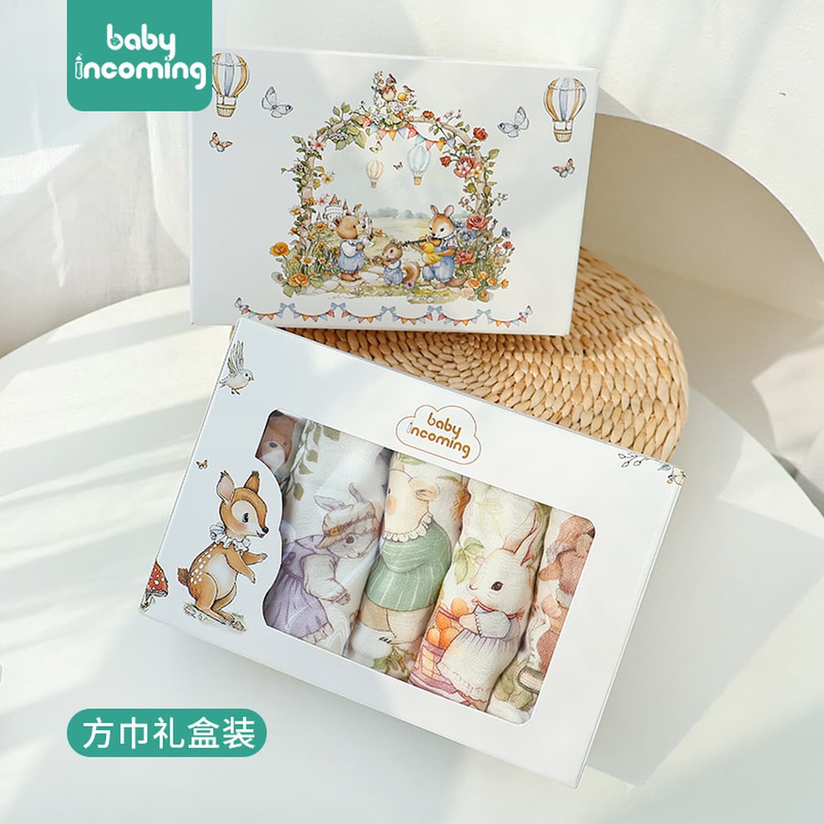 Детское квадратное полотенце 6 слоев хлопчатобумажное мультяшное мягкое впитывание воды, детское полотенце для ванной,...