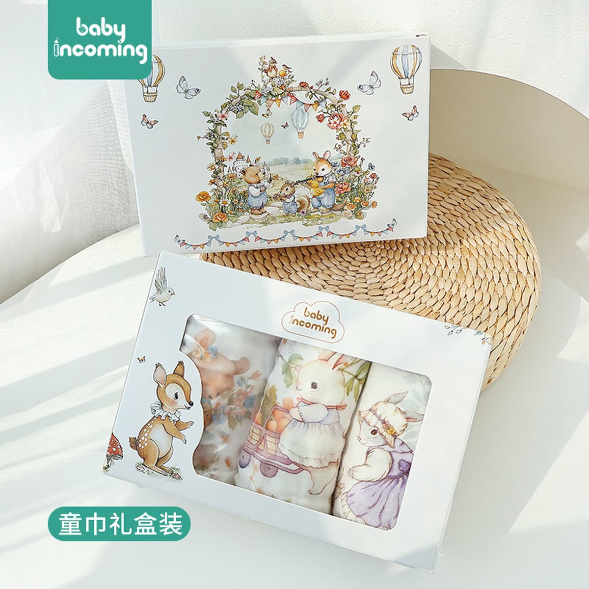 Детское квадратное полотенце 6 слоев хлопчатобумажное мультяшное мягкое впитывание воды, детское полотенце для ванной,...