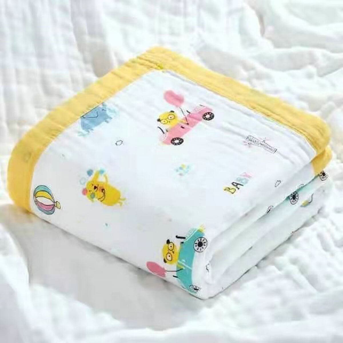 Детское одеяло весна-осень из чистого хлопка высокой плотности, шестислойное Марлевое банное полотенце, утолщенное...