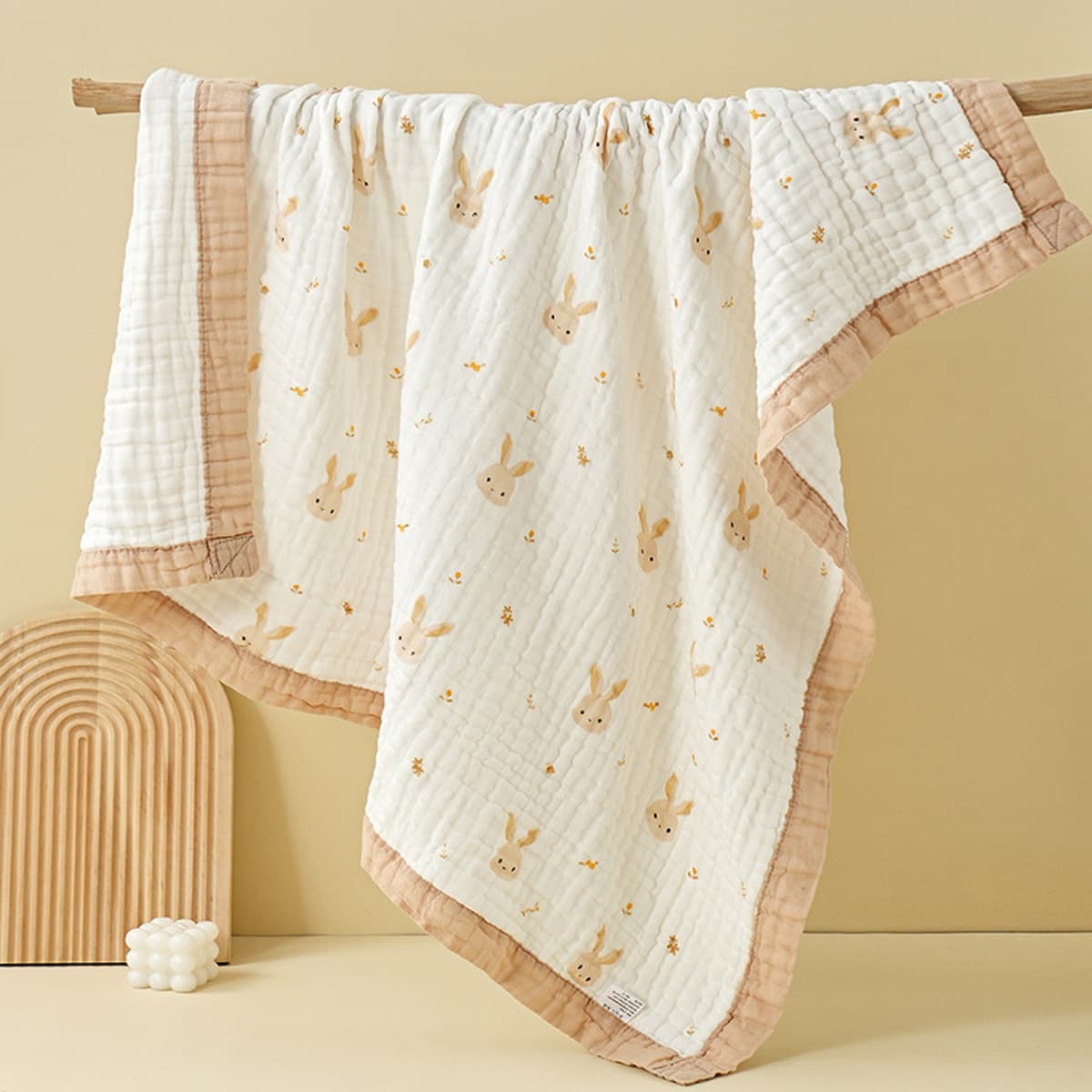 Детское одеяло весна-осень из чистого хлопка высокой плотности, шестислойное Марлевое банное полотенце, утолщенное...