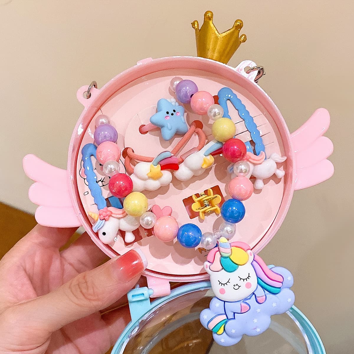 Новое детское мультяшное ожерелье костюм подарок на открытие школы детский сад русалка принцесса девушка аксессуары для...